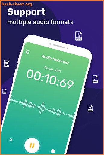 Voice recorder app : Audio editor - Best recorder screenshot