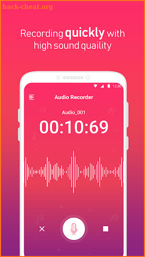   Voice recorder - Audio editor screenshot