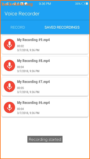 Voice Recorder - Audio Recorder app screenshot