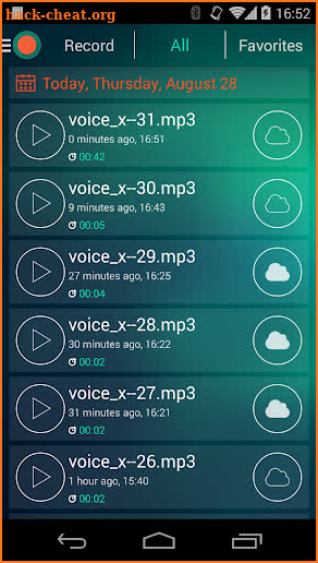 Voice Recorder - Dictaphone screenshot