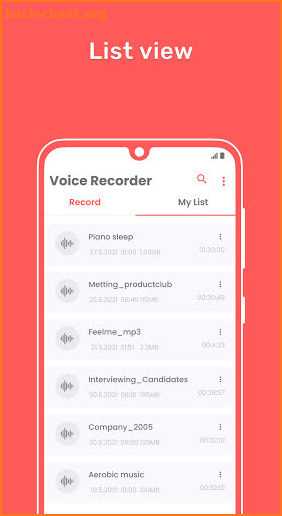 Voice Recorder - Easy Recording screenshot