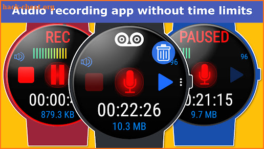 Voice Recorder - HUAWEI watch screenshot