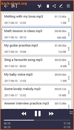 voice recorder pro screenshot