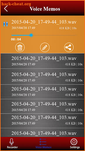 Voice recorder pro screenshot