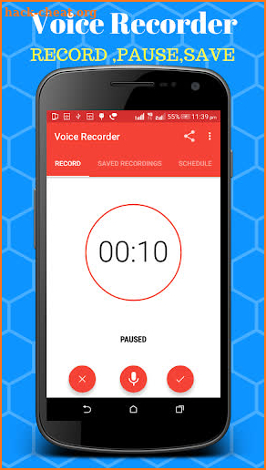 Voice Recorder - Scheduled Timer Audio Recorder screenshot
