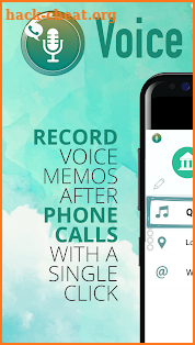 Voice Recorder with Caller ID screenshot