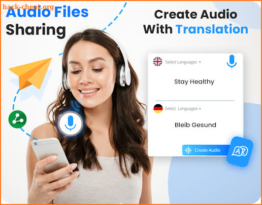 Voice Sharing in All languages -Speak to Translate screenshot