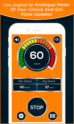 Voice Speedometer : Speed limit,GPS,Drive History screenshot