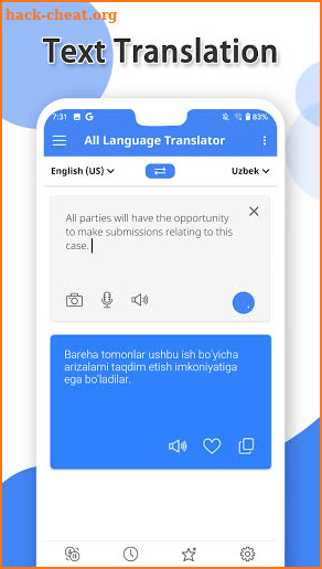 Voice Text Translator screenshot