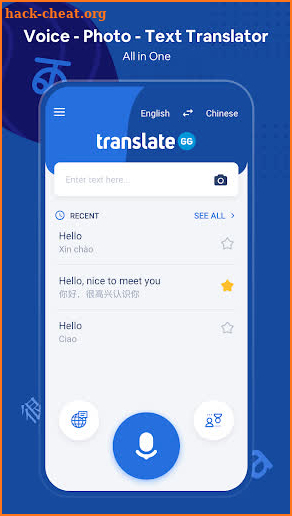 Voice To Voice Translator & Dictionary For Android screenshot