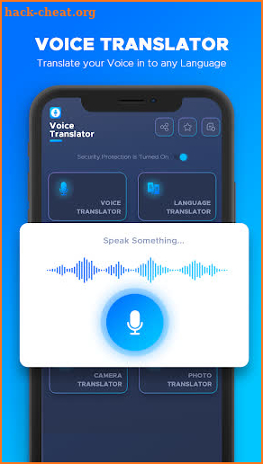 Voice Translator: Camera, Text screenshot