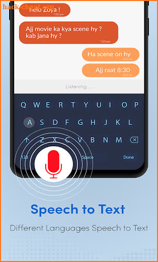 Voice Typing, Keyboard:Multilingual Speech to text screenshot
