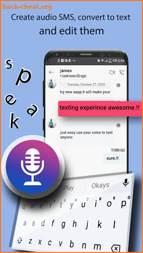 Voice Typing Keyboard:Speech to Text Convertor App screenshot