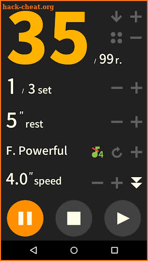 Voice Workout Rep Counter screenshot