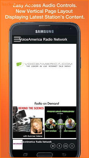 VoiceAmerica Radio Network screenshot