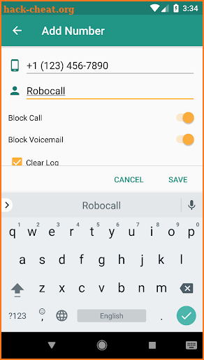 Voicemail & Call Blocker screenshot