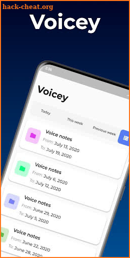 Voicey: WhatsApp voice notes without blue tick screenshot