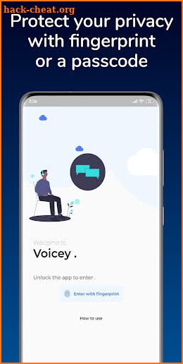 Voicey: WhatsApp voice notes without blue tick screenshot