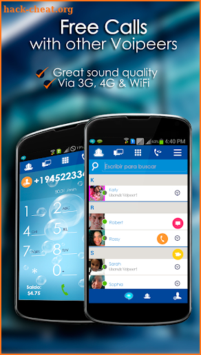 Voipeer : Free Calls and Text screenshot
