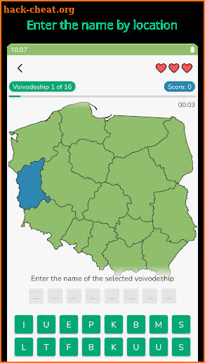 Voivodeships: Poland Map Quiz screenshot