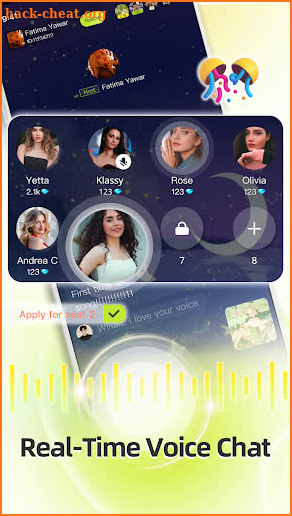 Voko-Voice Chat, Party screenshot