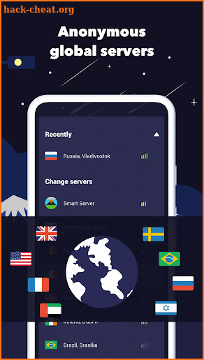 Volcano VPN - Speed Fast Unlimited Proxy App screenshot
