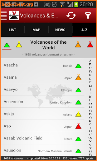 Volcanoes&Earthquakes UPGRADE screenshot