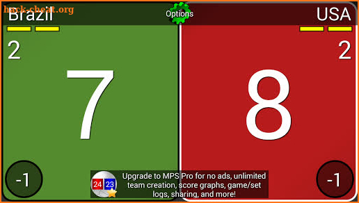 Volleyball Pong Scoreboard, Match Point Scoreboard screenshot