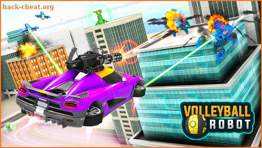 Volleyball Robot Car Game – Robot Transform Wars screenshot