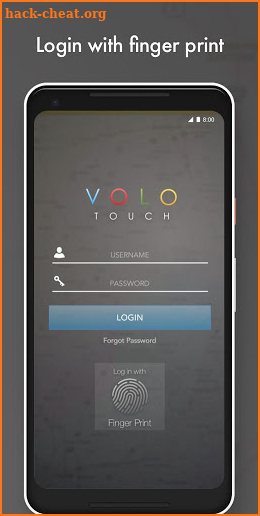 VOLO Touch screenshot