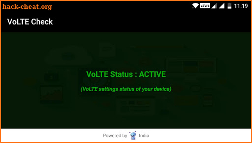 VoLTE Check screenshot