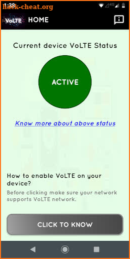 VoLTE Check - Know VoLTE Status screenshot
