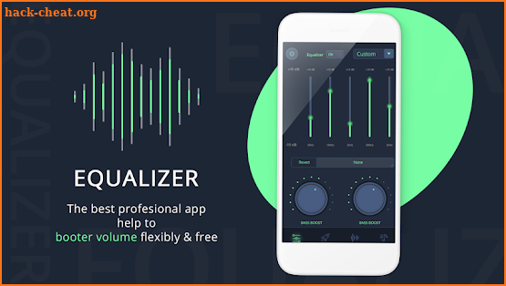Volume Booster & Bass Booster with Music Player screenshot