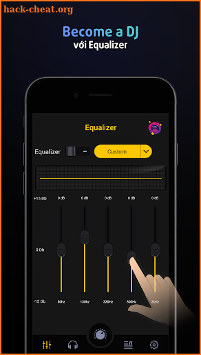 Volume Booster and Equalizer, MP3 Music Player screenshot