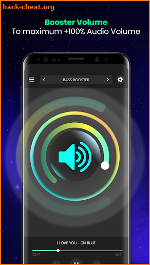 Volume Booster & MP3 Player with Equalizer screenshot