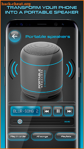 Volume Booster and Portable Speakers screenshot
