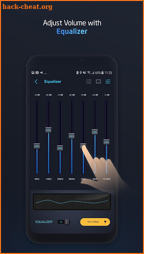 Volume Booster & Sound Enhancer Music Player screenshot