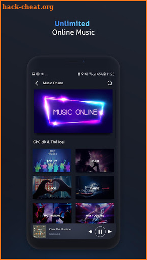 Volume Booster & Sound Enhancer Music Player screenshot