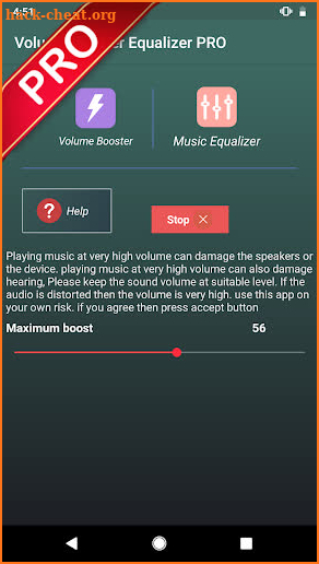 Volume Booster Equalizer PRO screenshot
