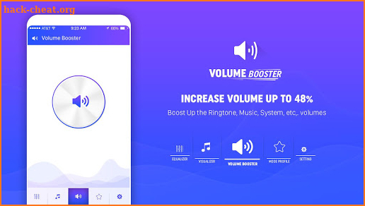 Volume Booster Light - Music Equalizer screenshot