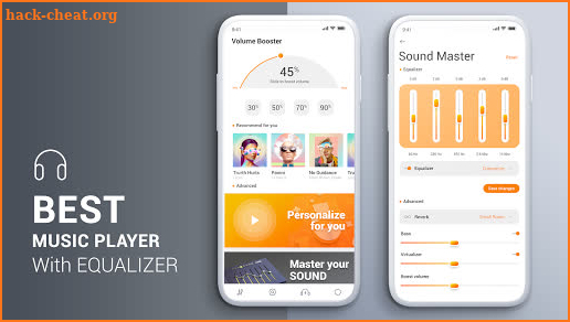 Volume Booster Music Player And Sound Booster screenshot