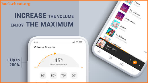 Volume Booster Music Player And Sound Booster screenshot