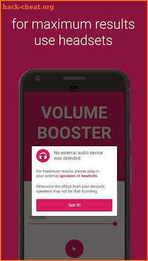 Volume Booster Pro screenshot