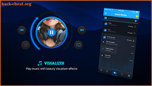 Volume Booster Pro & Equalizer Sound Booster Lite screenshot