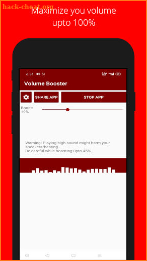 Volume Booster pro-Sound boost for android screenshot