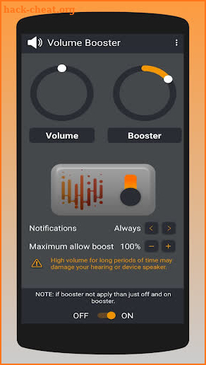 Volume booster - Sound Amplifier with Equalizer screenshot