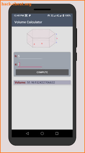 Volume calculator-3D Shapes, geometry calculator screenshot