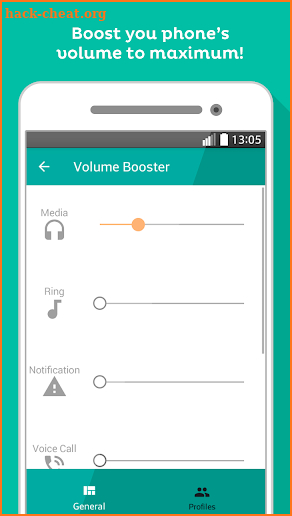 Volume Control Widget screenshot