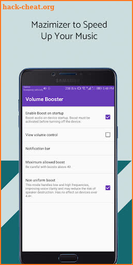 Volume Sound Booster Android screenshot
