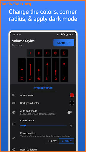 Volume Styles - Customize your volume panel screenshot